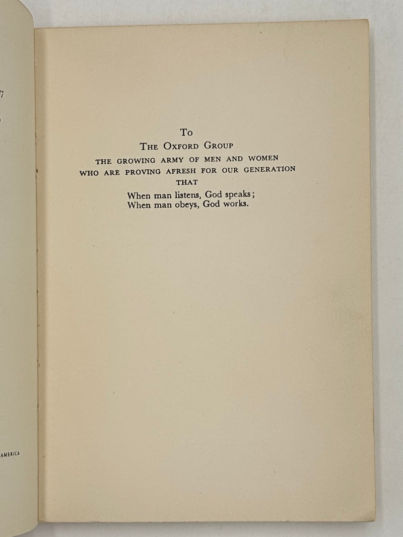 When Man Listens by Cecil Rose - 4th Printing from 1939