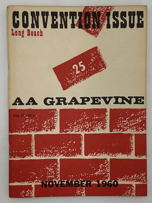 AA Grapevine from November 1960 - Convention Issue