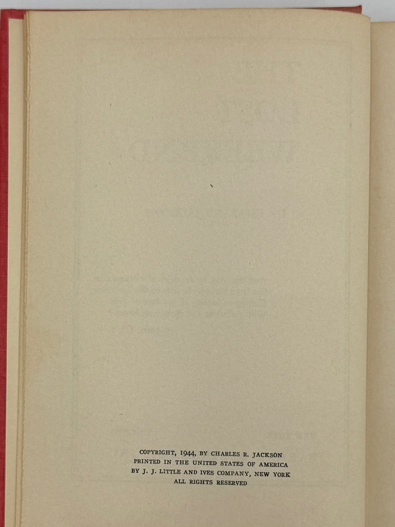 The Lost Weekend — Charles R. Jackson (1944) Signed | Second Large Printing | Original Dust Jacket
