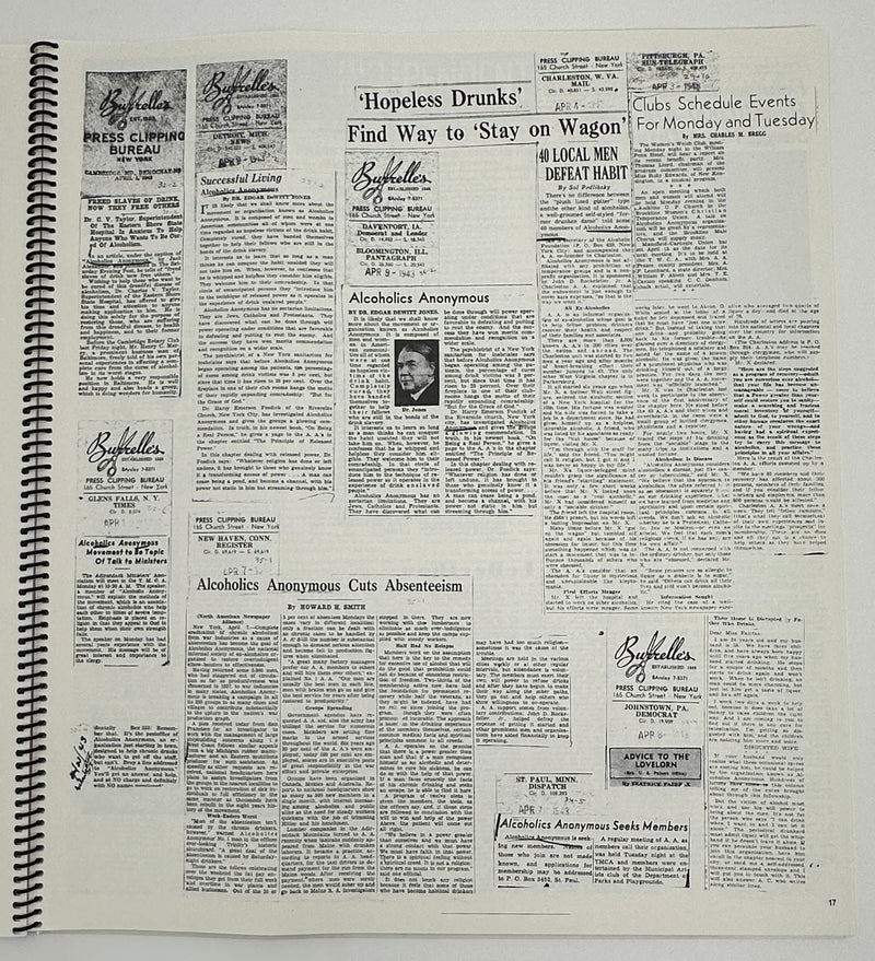 Alcoholics Anonymous 1943 - The Archives of The General Service Board