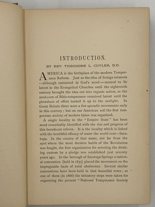 The Temperance Reform and Its Great Reformers: An Illustrated History - Rev. W. H. Daniels, A.M. 1878