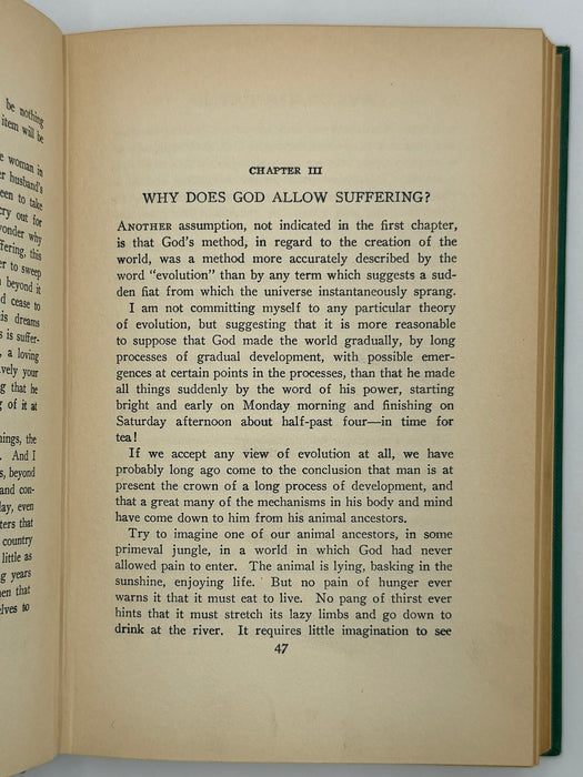 Why Do Men Suffer? by Leslie D. Weatherhead - Fourth Printing
