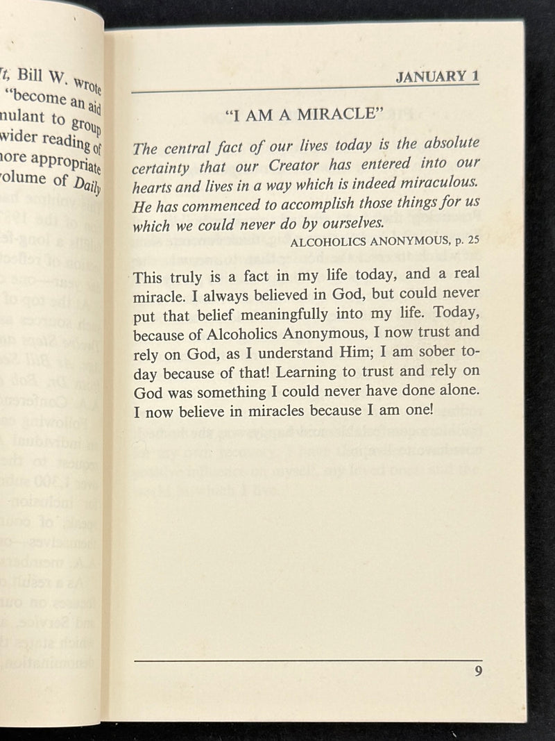 Daily Reflections - First Printing from 1990