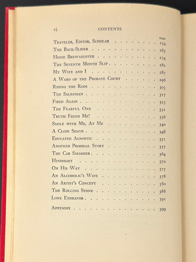 Alcoholics Anonymous Big Book — First Edition, First Printing — April 1939