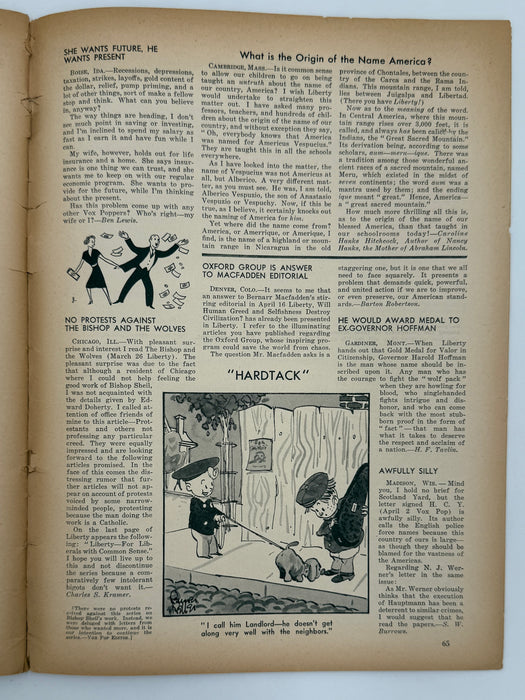 Liberty Magazine from May 1938 - Beautiful Dipsomaniac and Oxford Group