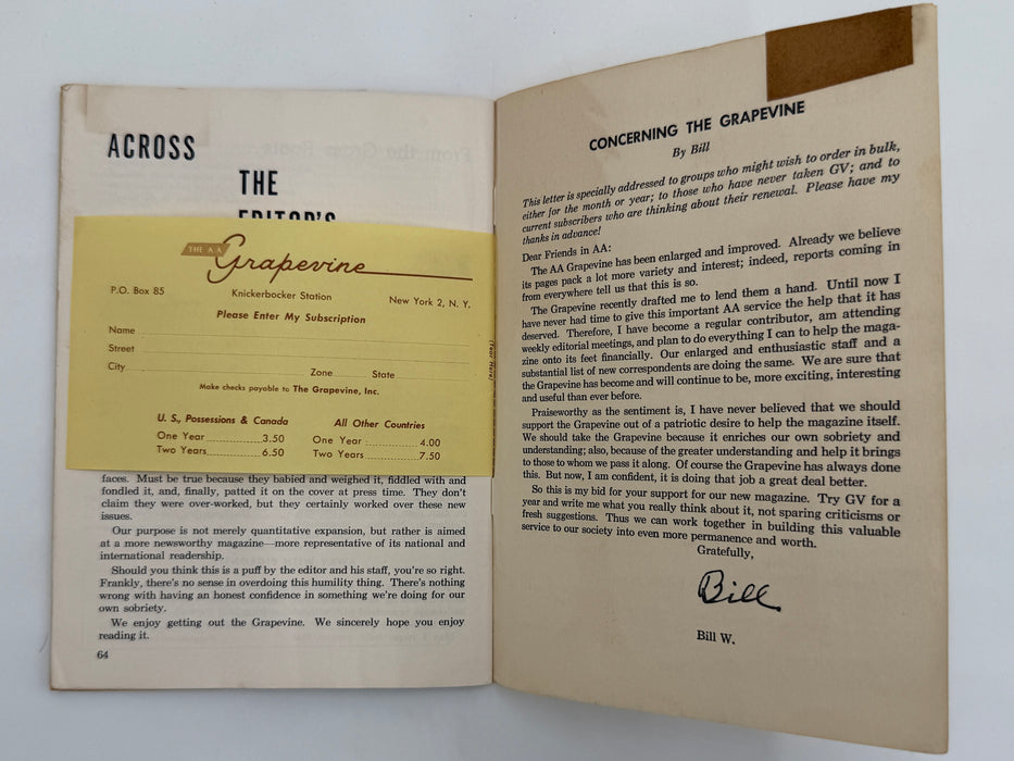 AA Grapevine - AA Comes of Age - October 1957