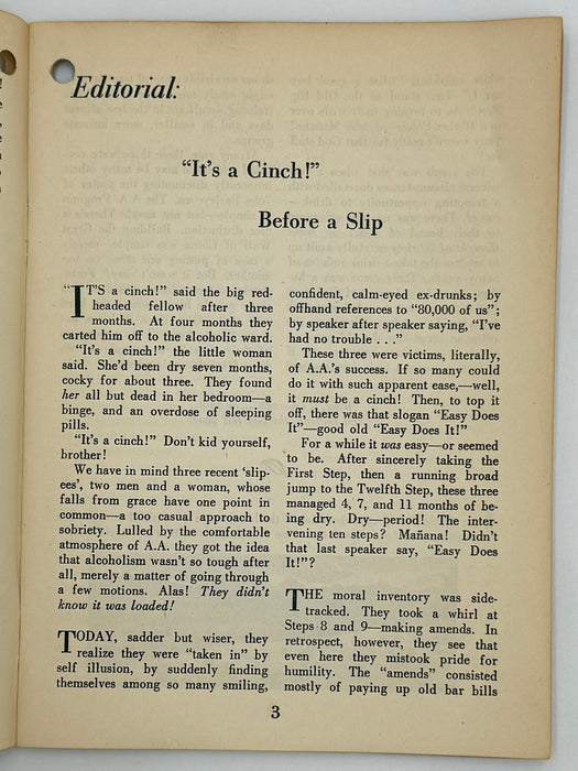 AA Grapevine from August 1949