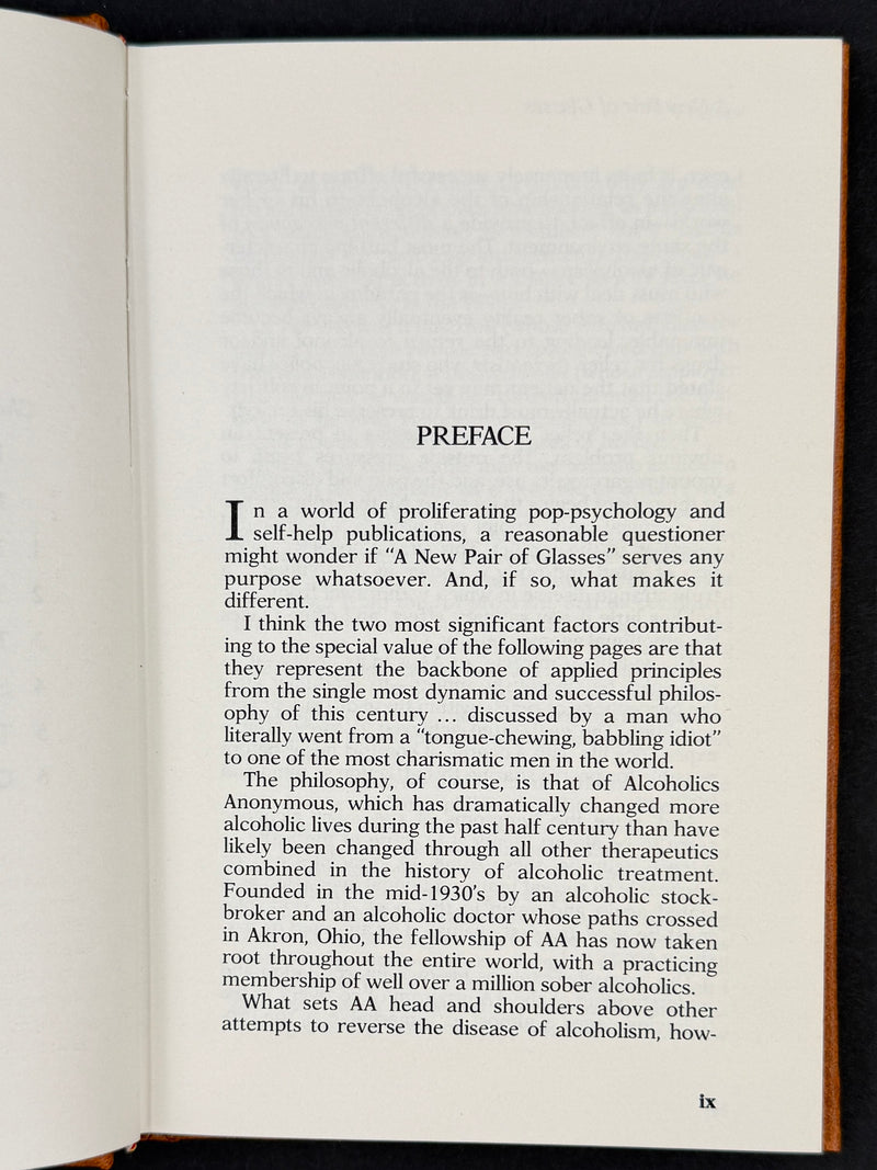 A New Pair of Glasses — Chuck C. — First Edition, First Printing 1984 — Signed & Inscribed — Original Dust Jacket