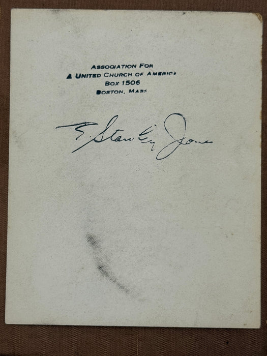 Signed - The Way by E. Stanley Jones