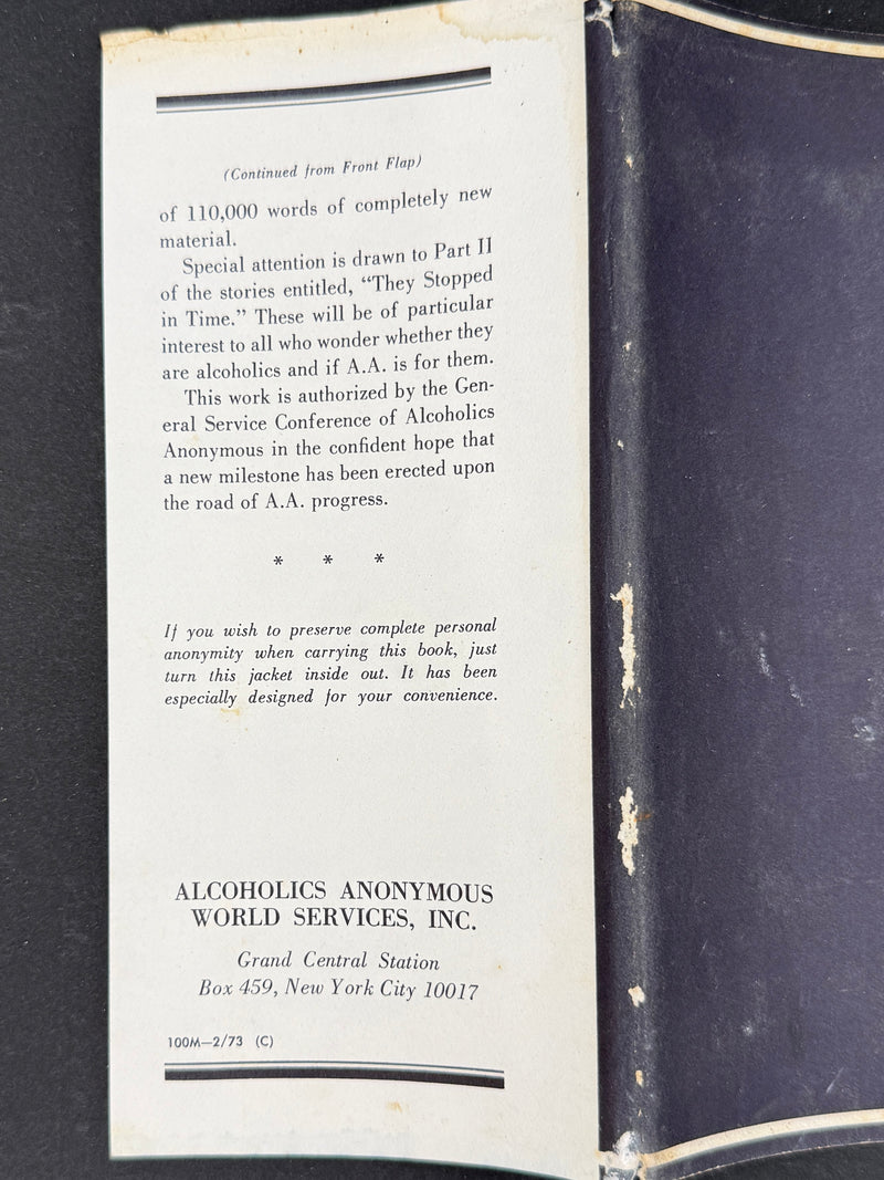 Alcoholics Anonymous — Second Edition, Fourteenth Printing (1973)