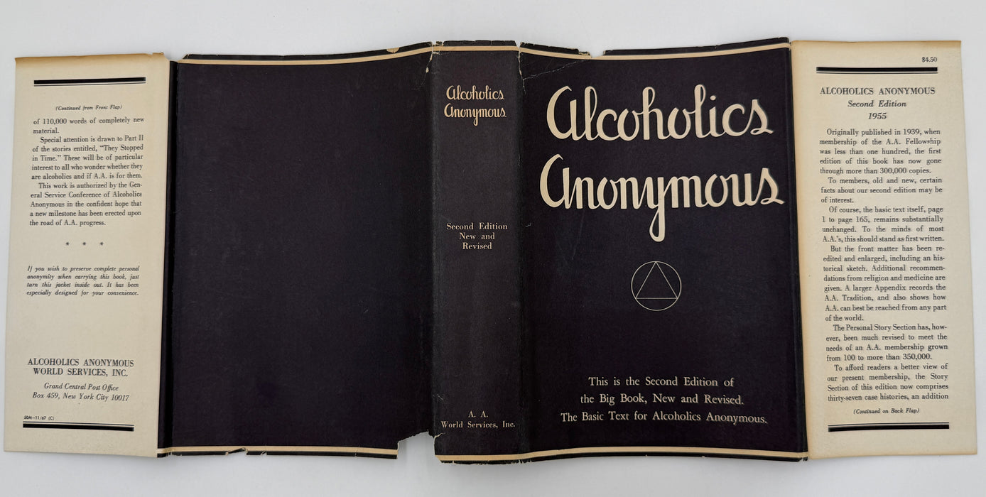 Alcoholics Anonymous Second Edition Big Book 9th Printing with ODJ