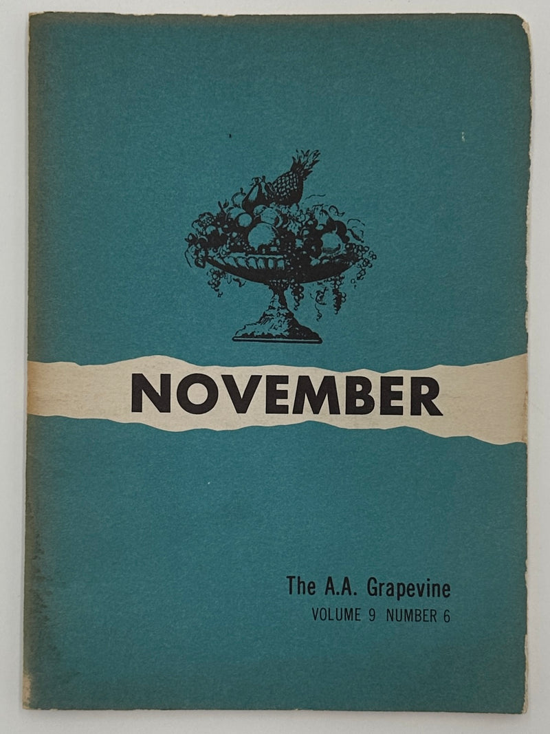 AA Grapevine from November 1952 - Tradition Seven