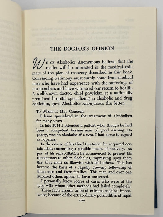 Alcoholics Anonymous Second Edition 16th Printing from 1974 - ODJ