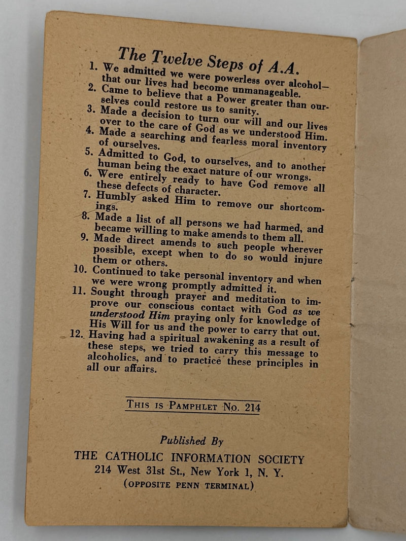 Alcoholism: Sin or Disease? by Rev. Ralph S. Pfau (Father John Doe)