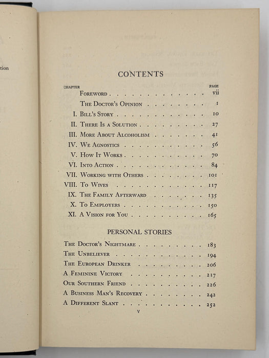 Alcoholics Anonymous First Edition 10th Printing from 1946 - ODJ