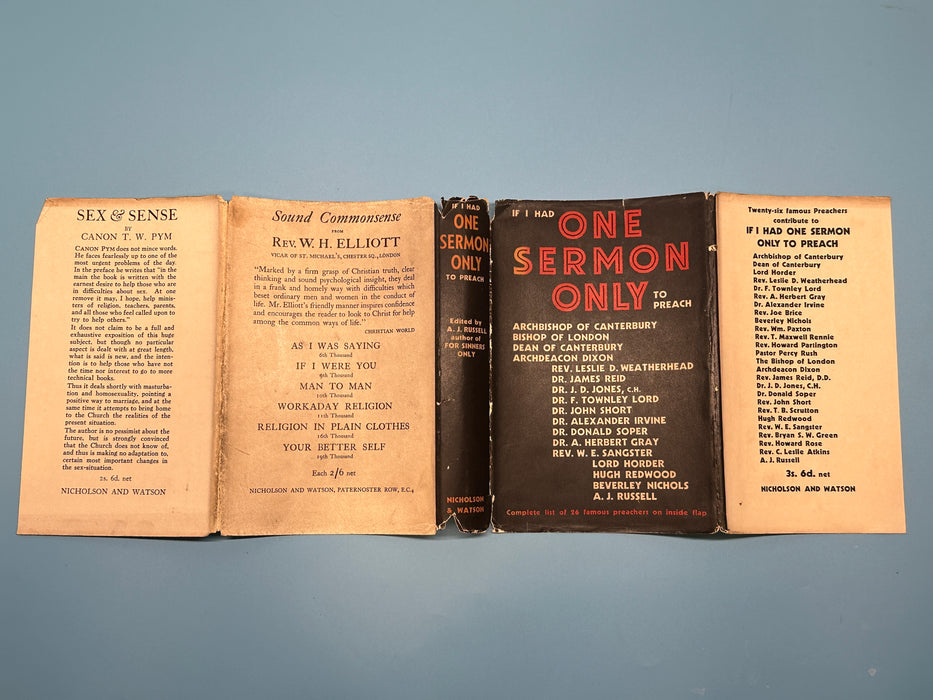 If I Had One Sermon Only To Preach - Edited by A.J. Russell from 1938 Recovery Collectibles