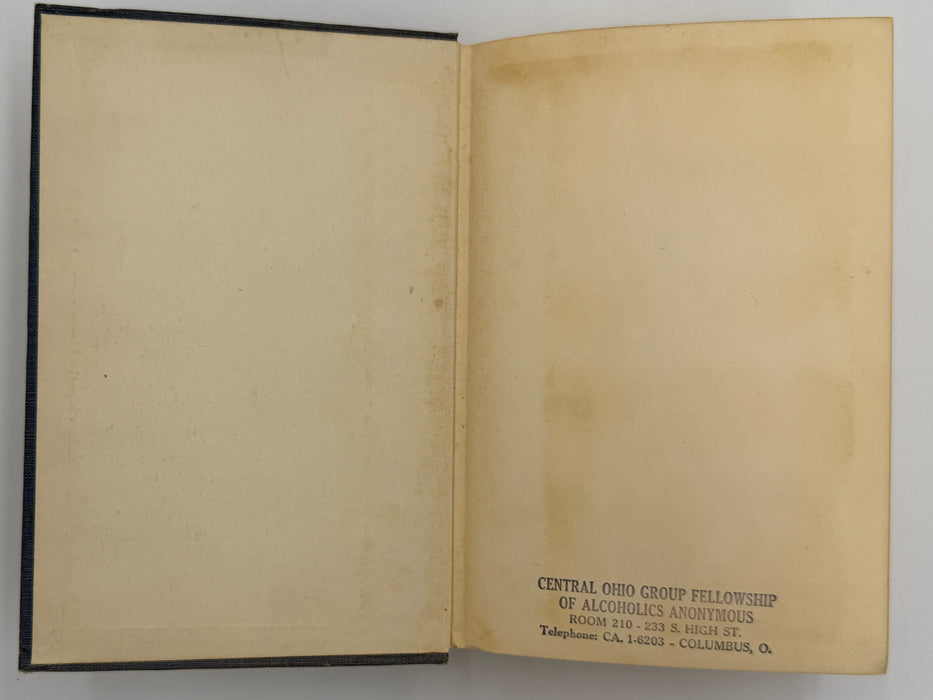 Alcoholics Anonymous Second Edition First Printing from 1955 - RDJ