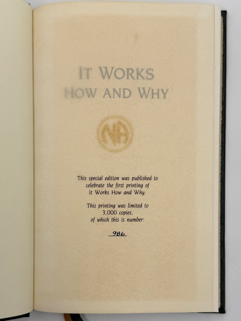 It Works: How and Why - Limited Special Edition · May 1993 Printing