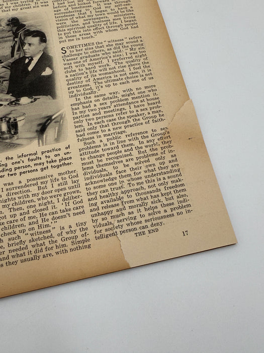 Liberty Magazine from April 1938 - How the Oxford Group Deals with Sex Problems