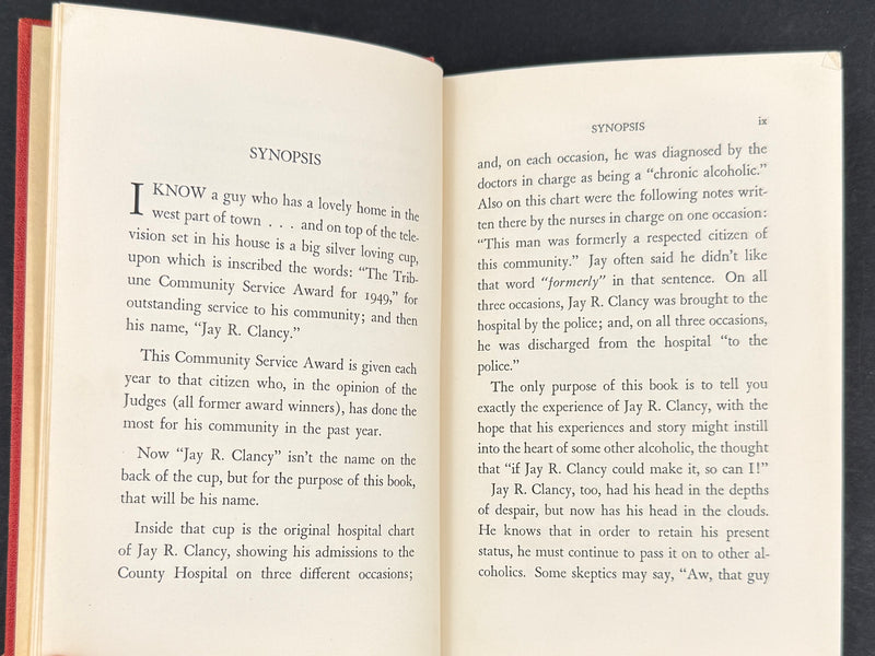 Clancy Got Well — Jay R. Clancy (Judge Ray Harrison) — 1951 First Edition — Signed & Inscribed with 1953 Signed Letter