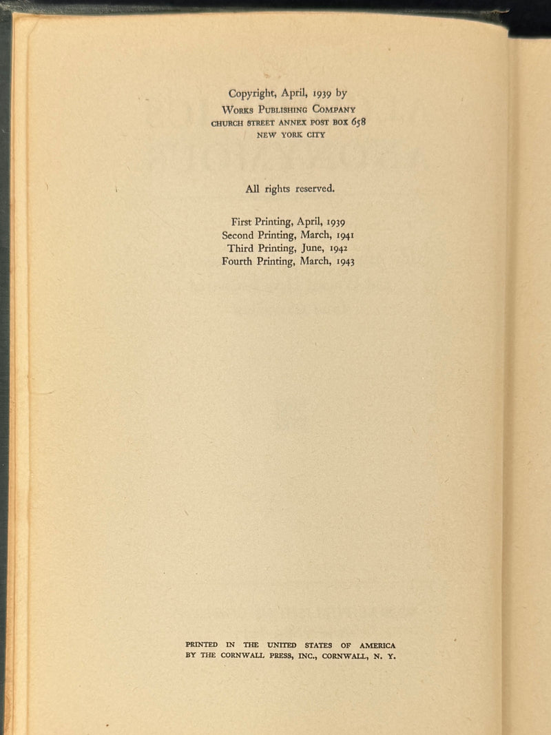 Alcoholics Anonymous — First Edition, Fourth Printing (1943) | Green Cloth