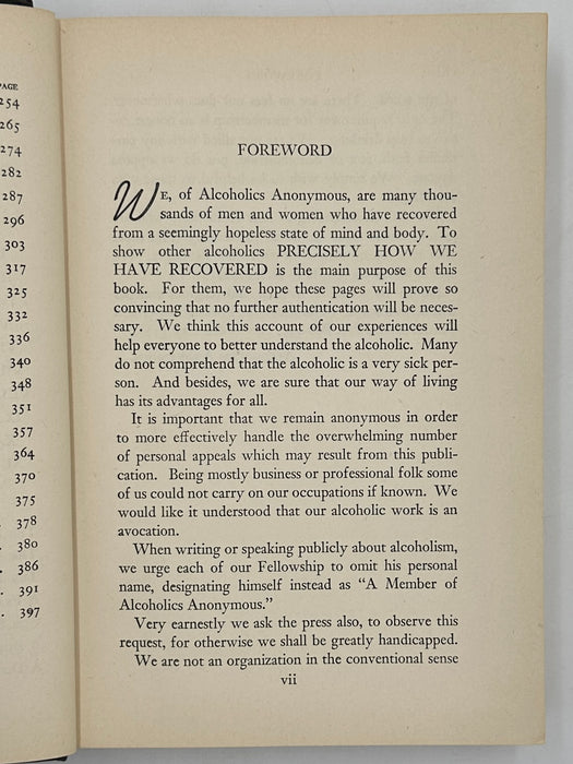 Alcoholics Anonymous First Edition 14th Printing from 1951 - ODJ