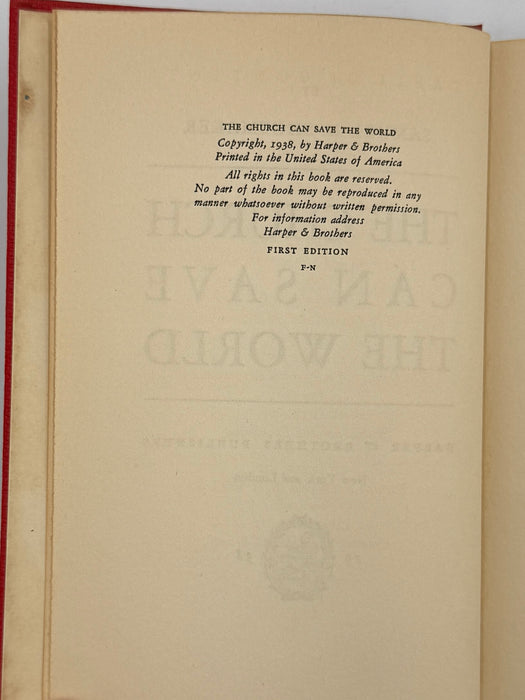 The Church Can Save The World by Samuel M. Shoemaker