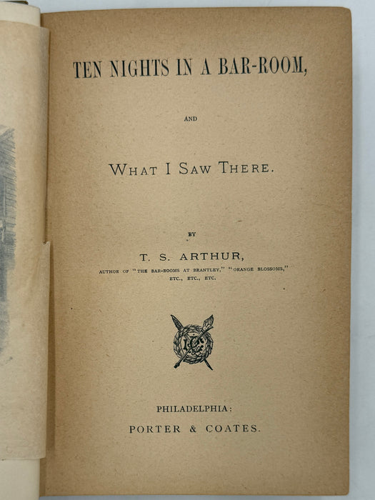 Ten Nights in a Bar-Room, and What I Saw There by T. S. Arthur