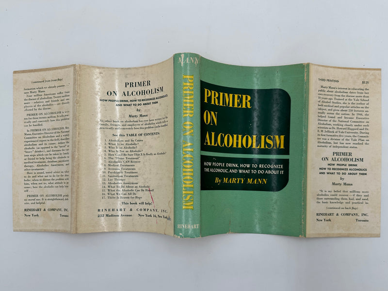 Primer On Alcoholism by Marty Mann - Third Printing