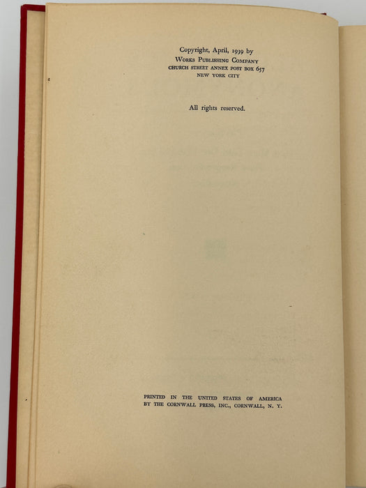 Ernie Galbraith’s AA First Edition First Printing from 1939