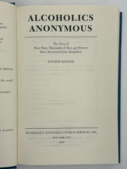 Reserved for JL: 2 Alcoholics Anonymous Fourth Edition First Printing from 2001 Recovery Collectibles