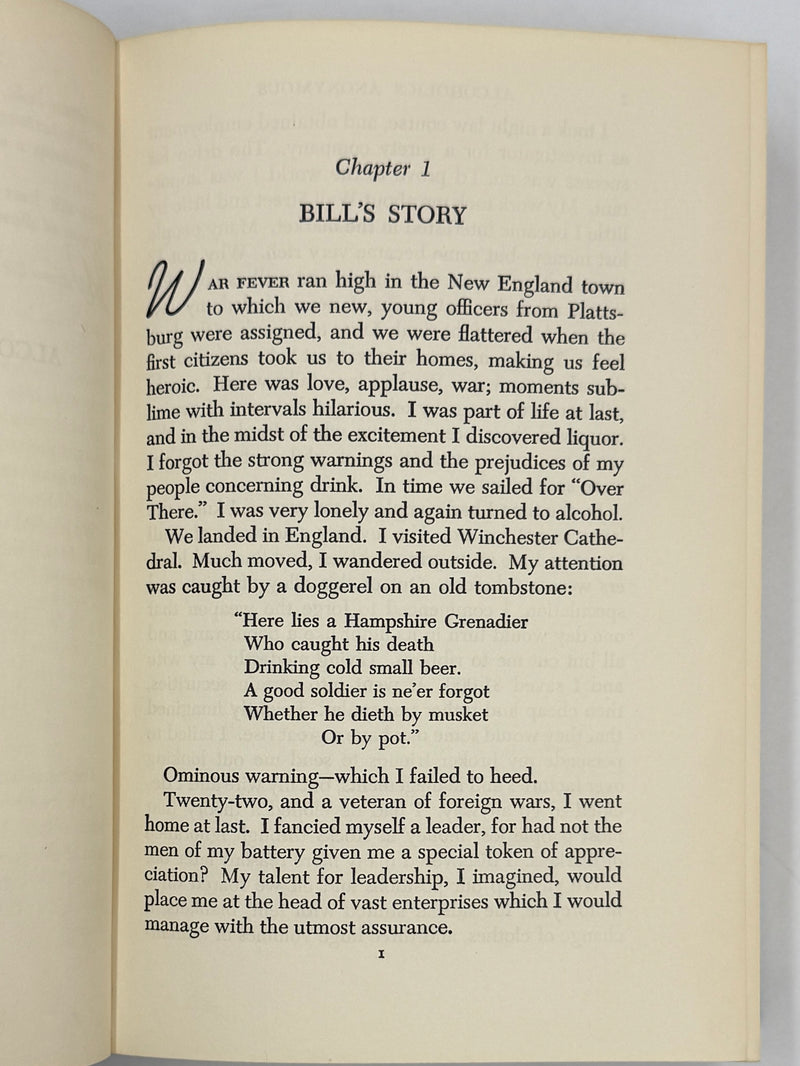 Alcoholics Anonymous Second Edition — Third Printing (1959) with RDJ