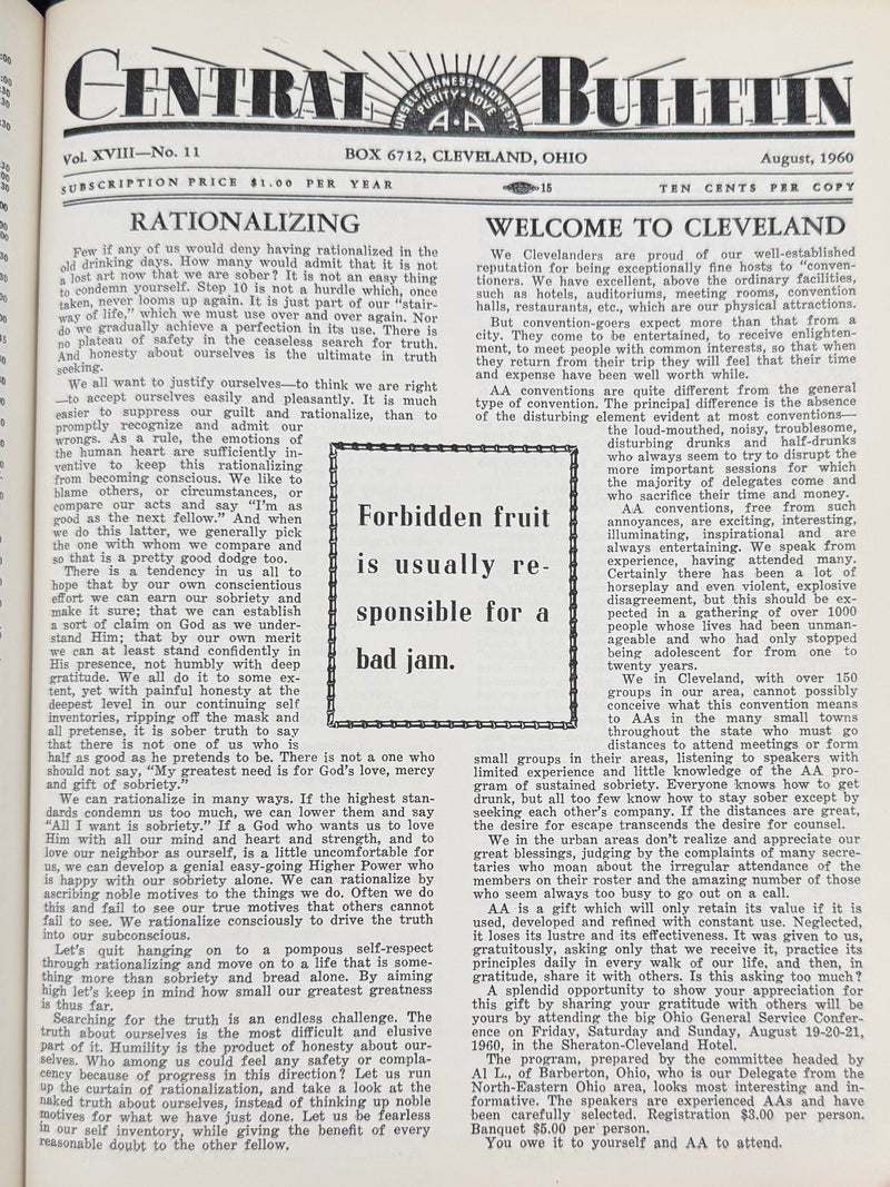 The Cleveland Central Bulletin Collection — Original Bound Volumes, 1942–1962