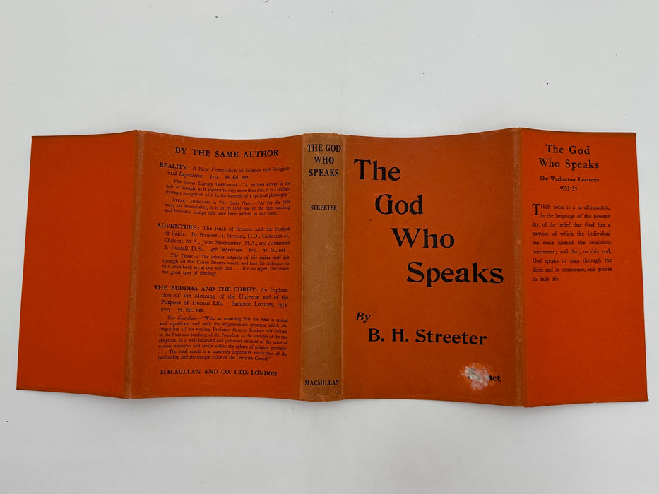 The God Who Speaks by Burnett Hillman Streeter from 1936 - ODJ