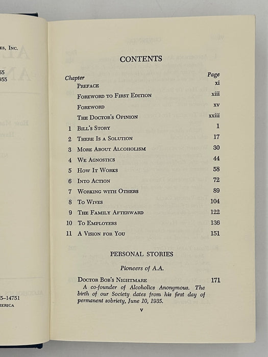 Alcoholics Anonymous 2nd Edition 16th Printing 1974 - ODJ