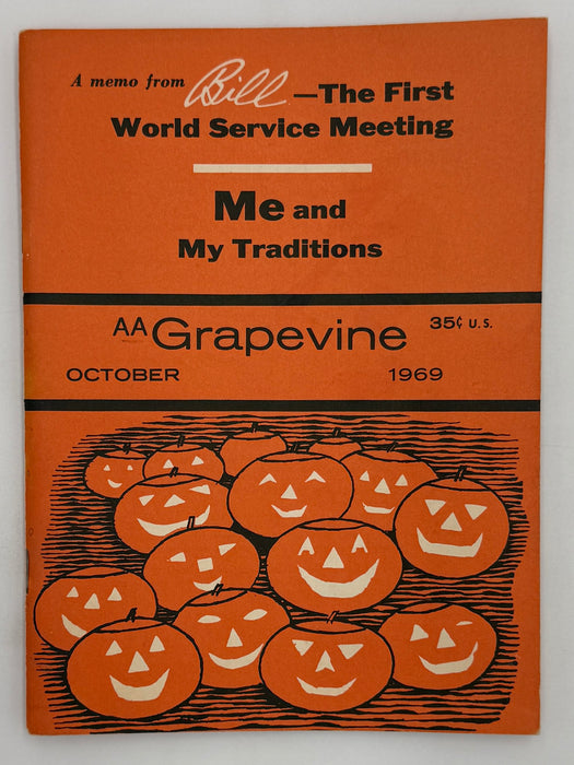 AA Grapevine from October 1969 - First World Service Meeting by Bill