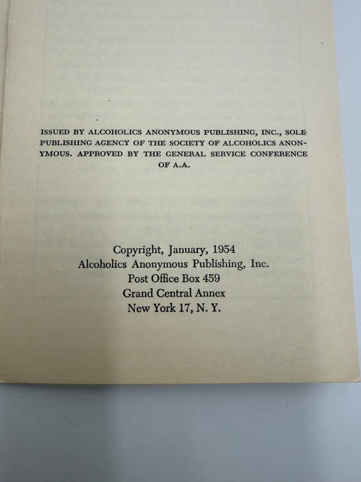 The Alcoholic Wife - First Printing Pamphlet from January 1954