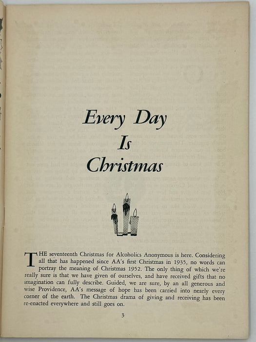 AA Grapevine - December 1952