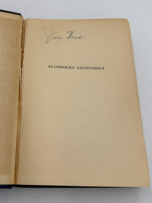 Alcoholics Anonymous First Edition 15th Printing from 1954 - ODJ