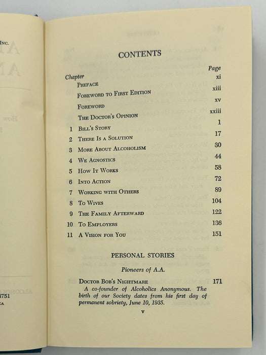Alcoholics Anonymous Second Edition 13th Printing from 1972 - ODJ