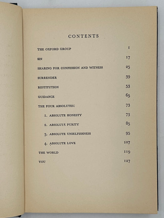 What is The Oxford Group? - First Printing from 1933