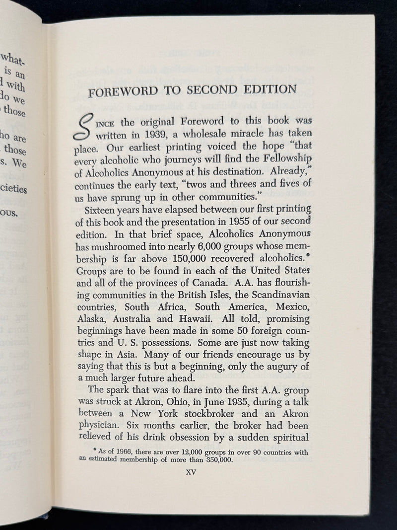 Alcoholics Anonymous — Second Edition, Ninth Printing (1967)