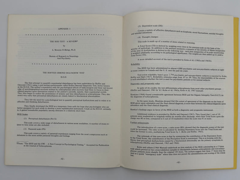 The Vitamin B-3 Therapy Communications - Signed by Bill W. & Dr. Abram Hoffer
