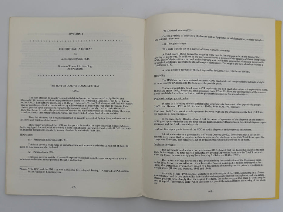 The Vitamin B-3 Therapy Communications - Signed by Bill W. & Dr. Abram Hoffer