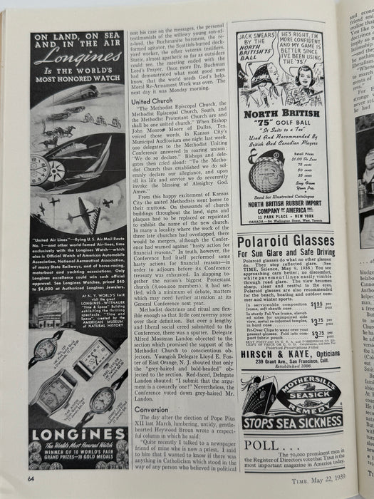 Time Magazine from May 1939 - MRA Week