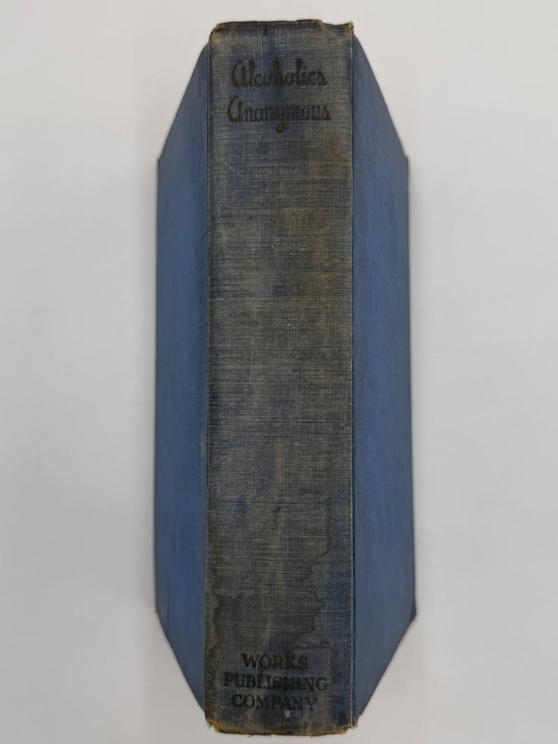 Alcoholics Anonymous First Edition Light Blue 3rd Printing from 1942 - RDJ
