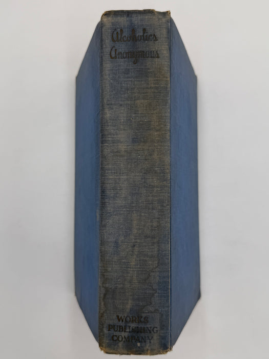 Alcoholics Anonymous First Edition Light Blue 3rd Printing from 1942 - RDJ