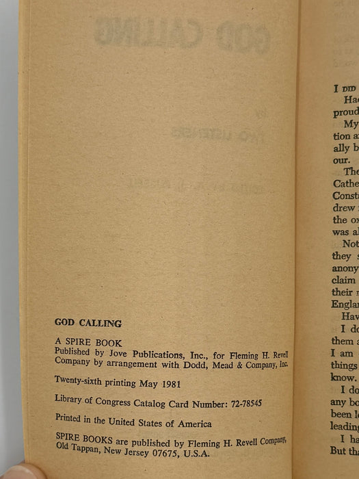 God Calling edited by A.J. Russell