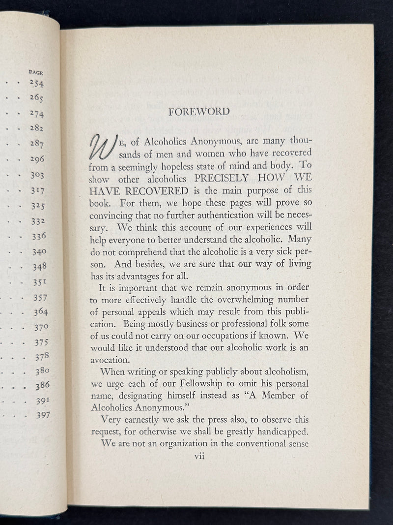 Alcoholics Anonymous — First Edition, Tenth Printing (August 1946)