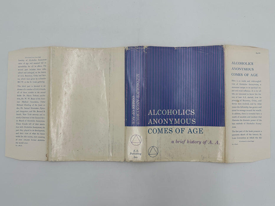 Alcoholics Anonymous Comes Of Age - First Printing from 1957 - ODJ